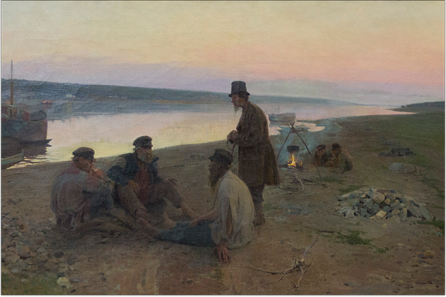 Алексей Корин. Бурлаки. 1897. Государственный музей-заповедник «Ростовский кремль» фото № 6
