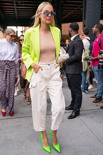 Стритстайл: что носили гости на Неделе моды в Нью-Йорке фото № 8