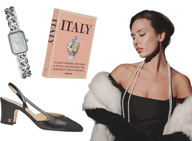 Wishlist! Часы Chanel Premier Chaine, парфюм Guerlain Vanille Planifolia Extrait 21, коллекционная книга «Вино и путешествия по Италии» и другие хотелки Анастасии Пан 