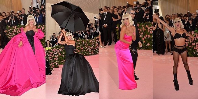 Леди Гага в Brandon Maxwell и украшениях Tiffany & Co. фото № 1