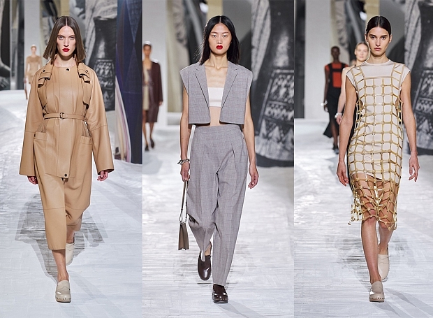Неделя моды в Париже: минимализм, монохром и кожа в коллекции Hermès весна-лето — 2021
