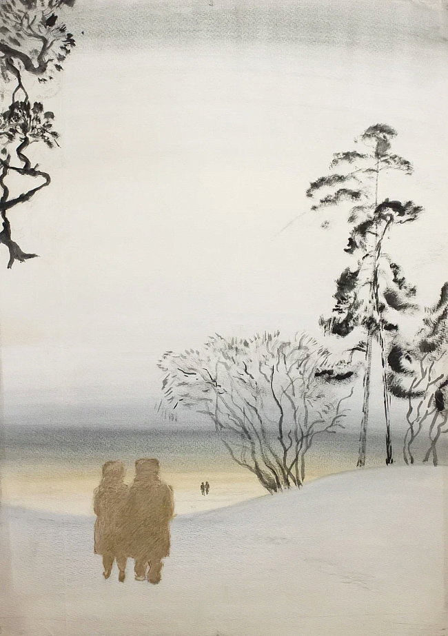 Олег Васильев. «Двое на фоне пейзажа» фото № 7