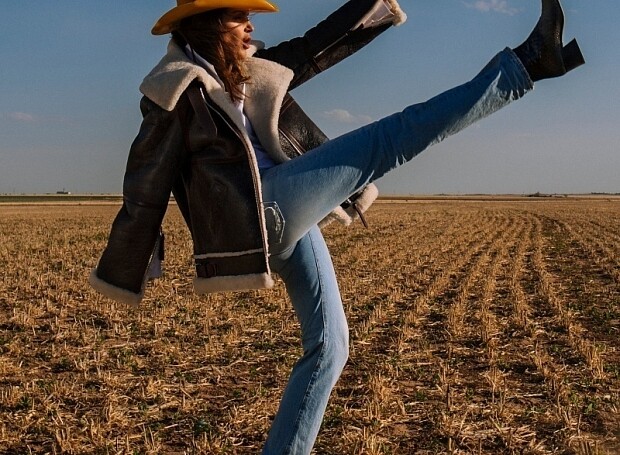 Синди Кроуфорд снялась в рекламной кампании Acne Studios 