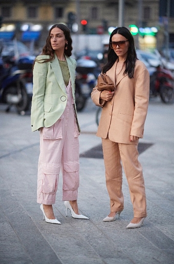 Стритстайл: что носили на Неделе моды в Милане фото № 2
