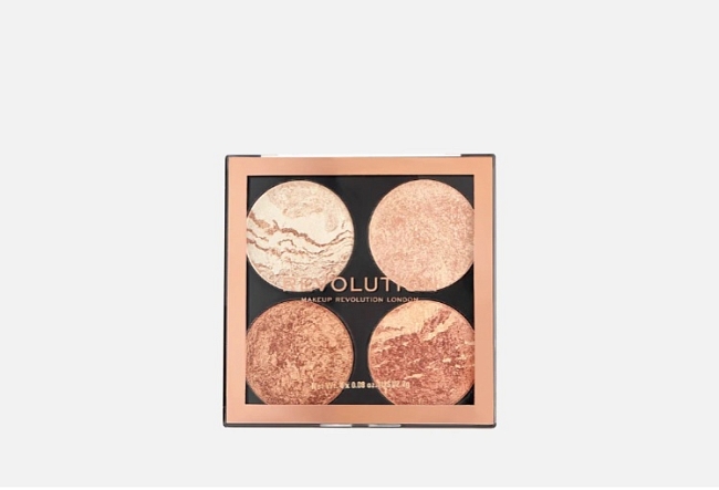 Хайлайтер 4 в 1 MakeUp Revolution CHEEK KIT фото № 9