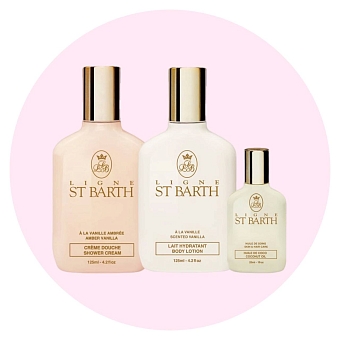 Набор для тела Двойная ваниль Ligne ST Barth. Внутри — крем для душа, лосьон для тела и кокосовое масло фото № 23