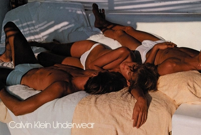 Рекламная кампания нижнего белья Calvin Klein 1984, фотографии Брюса Вебера фото № 5