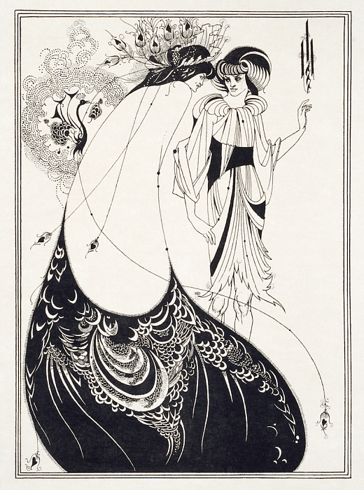 Aubrey Beardsley, 'The Peacock Skirt', 1894, Line block print on Japanese vellum paper (c) Victoria and Albert Museum, London фото № 9