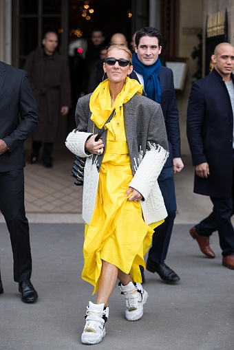 Селин Дион на Неделе высокой моды в Париже, 2019 год фото № 7