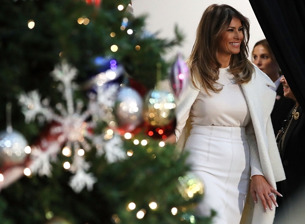 Посмотрите, как Мелания Трамп украсила Белый дом к Рождеству