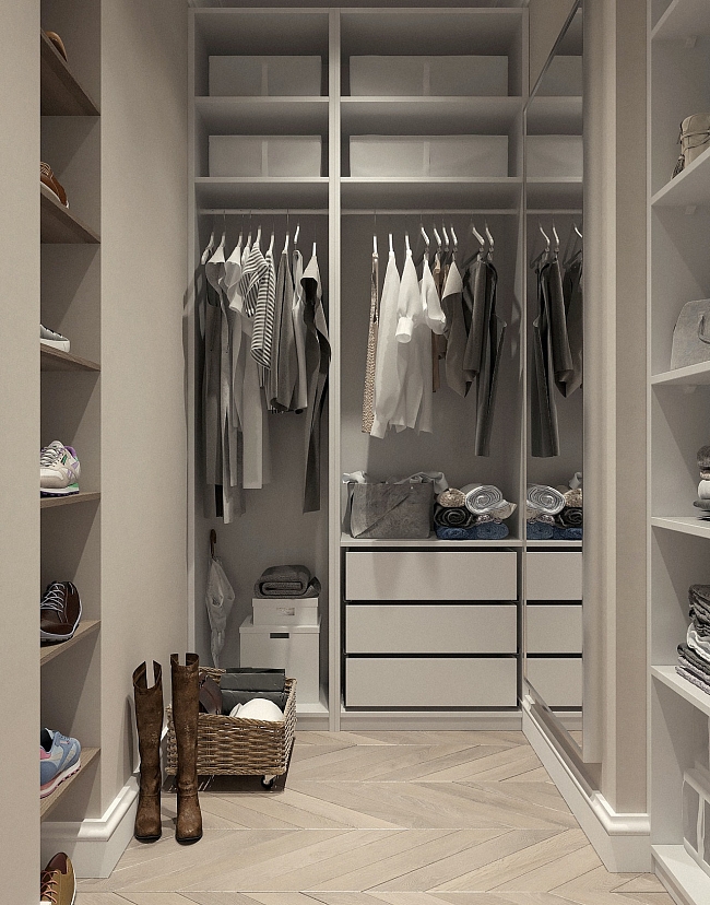 Идеальная комната шопоголика: как организовать в квартире хранение одежды фото № 1