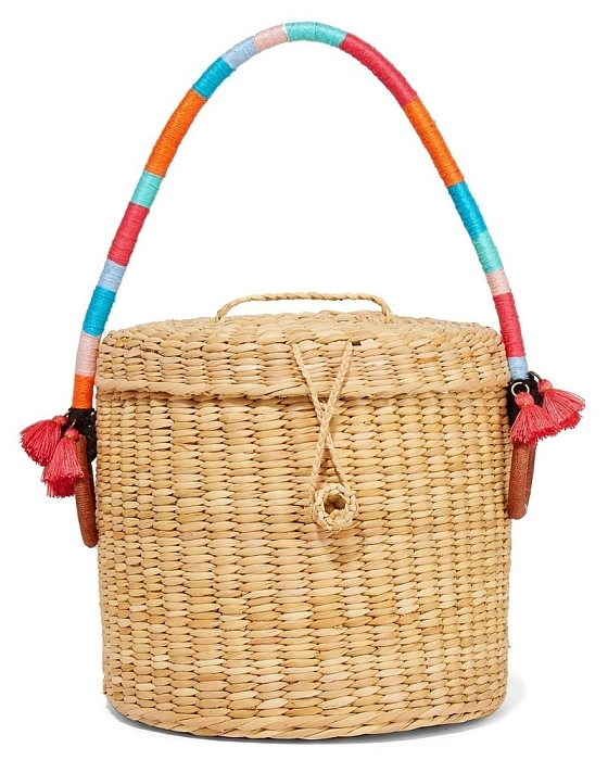 Плетеная сумка-корзинка Bucket, Nannacay, 10 890 руб. (net-a-porter.com) фото № 8