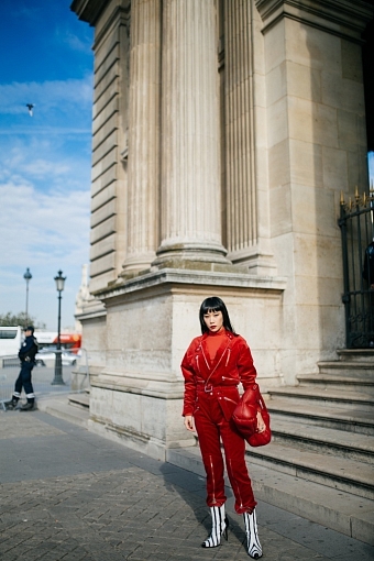 Что носили на Неделе моды в Париже? фото № 5