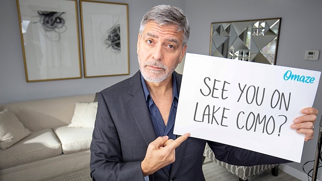 Джордж Клуни приглашает поклонников на двойное свидание на озере Комо фото № 1