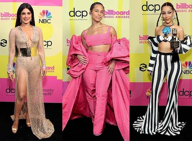 Самые стильные звезды на красной дорожке Billboard Music Awards 2021