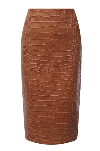 Кожаная юбка Ralph Lauren,  216500 рублей фото № 3