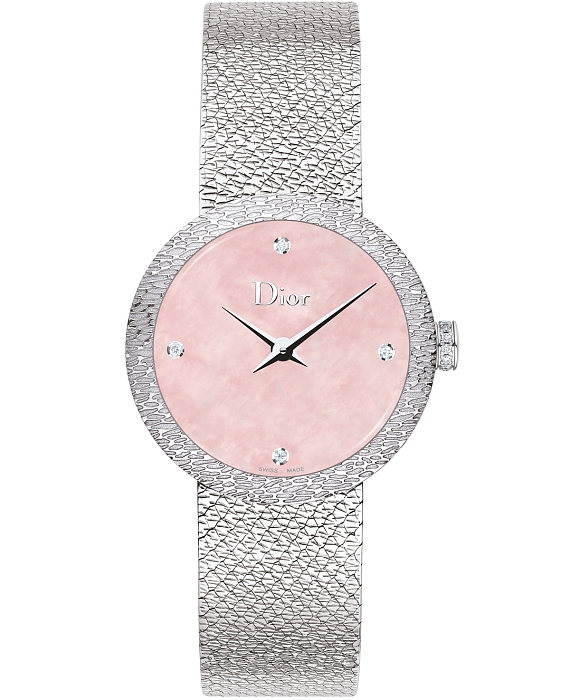 Часы La D de Dior Satine с розовым перламутром и бриллиантами фото № 2