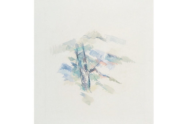 Paul Cézanne; 'Etude d'arbre', 1885 фото № 1