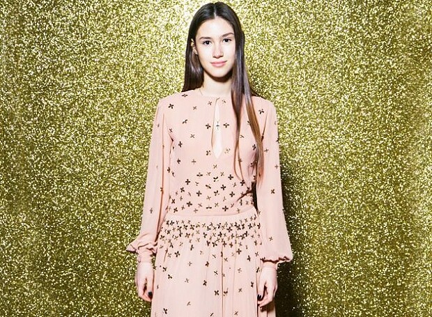 Образ дня: Дина Немцова в платье Twinset Milano