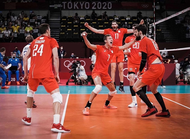 Мужская сборная России по волейболу сыграет в финале Олимпиады-2020 (2021) в Токио