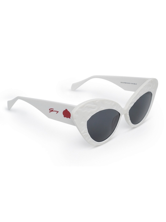 Белые солнцезащитные очки Ganny фото № 29
