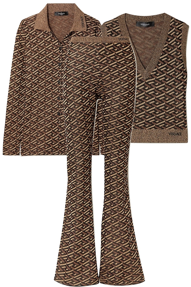 Кардиган, жилет и брюки Versace фото № 5