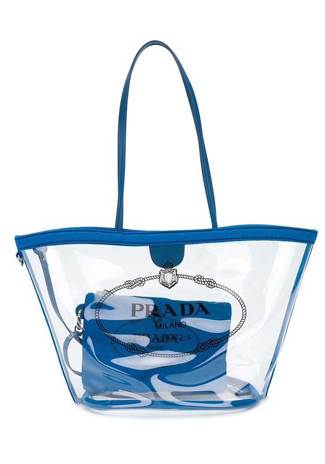 Прозрачная сумка-шоппер Prada, 59 000 руб.  фото № 21