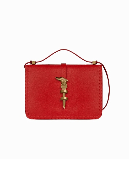 Красная сумка Trussardi The Leila
