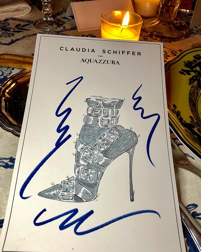Клаудия Шиффер создала коллекцию обуви с Aquazzura фото № 1
