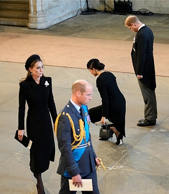 Кейт Миддлтон, принц Уильям, Меган Маркл и принц Гарри фото № 14
