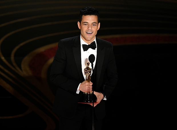 Поцелуи и признания в любви: Рами Малек получает свой первый «Оскар»