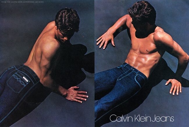 Рекламная кампания Calvin Klein Jeans осень-зима 1981/82, фотографии Брюса Вебера фото № 4