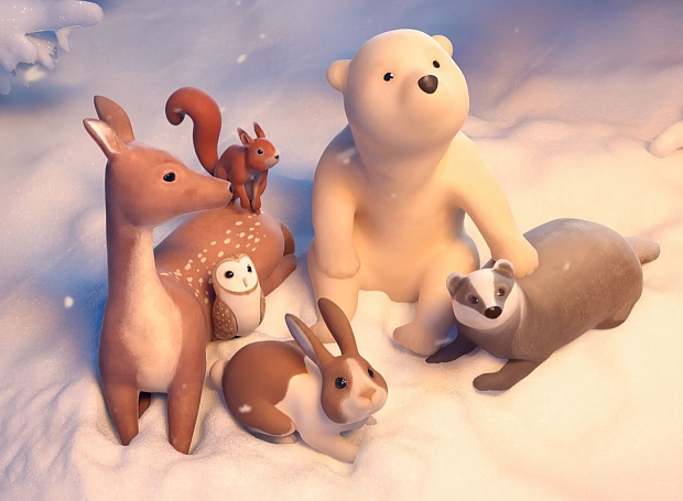 Chopard представили рождественское видео о приключения медвежонка Арти