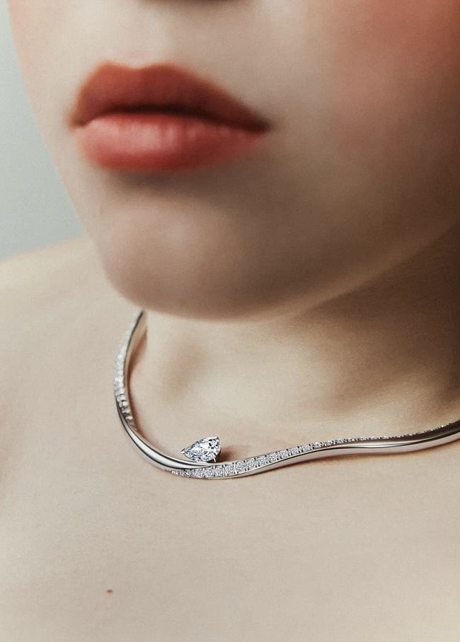 Колье Lethe, золото, бриллианты, ALROSA Diamonds фото № 3