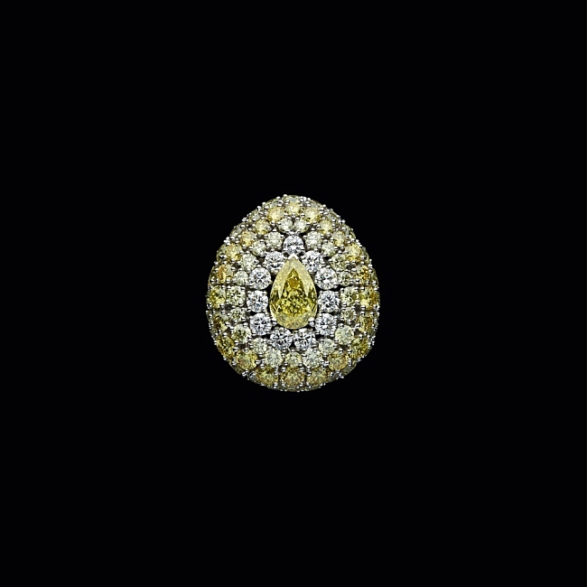 Бриллиантовое кольцо Rose Couture Abstraite из коллекции Dior Rose фото № 12