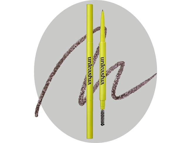 Ультратонкий карандаш для бровей в темно-коричневом оттенке Shaper Defining Eyebrow Pencil N°2 Kraft Brown, UNLEASHIA фото № 18