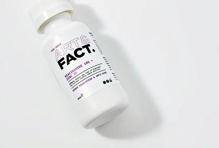 Анти-акне сыворотка для лица с цинком и ниацинамидом ART & FACT Niacinamide 10% + zinc 1% фото № 5