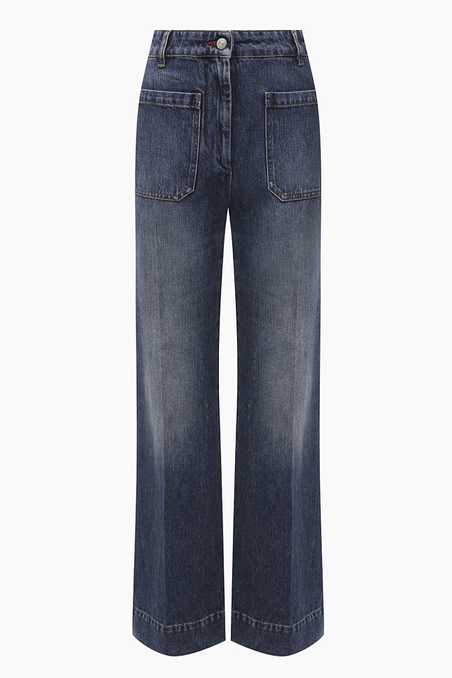 Расклешенные джинсы Victoria Beckham, tsum.ru фото № 4