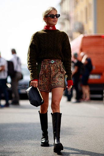 Каро Даур на Неделе моды в Милане фото № 25