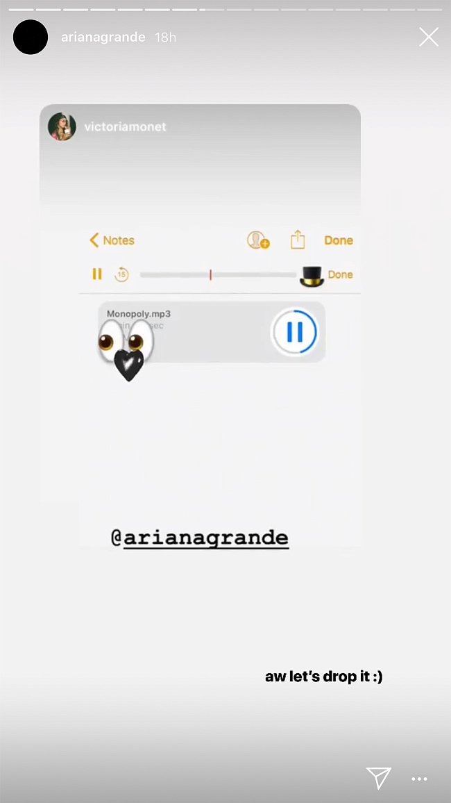 Ариана Гранде объявила дату выхода новой песни фото № 1