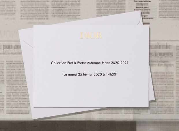 Прямая трансляция показа Dior осень-зима 2020/21