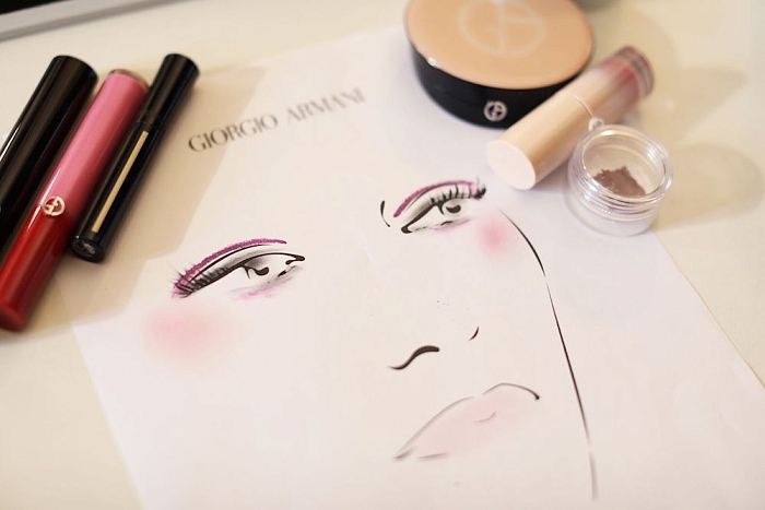 Еще больше розового: как повторить макияж с показа Armani Privé Haute Couture осень-зима 2018/2019? фото № 10