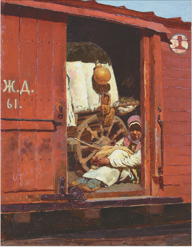 Сергей Иванов. Переселенка. 1886. Государственный музей-заповедник В. Д. Поленова фото № 2