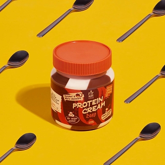 Протеиновая шоколадная паста «из детства» Protein Cream Duo, FITKIT фото № 6