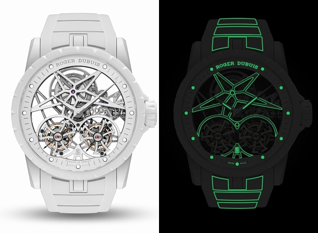 Будущее рядом: часы Roger Dubuis с люминесцентным корпусом и ремешком