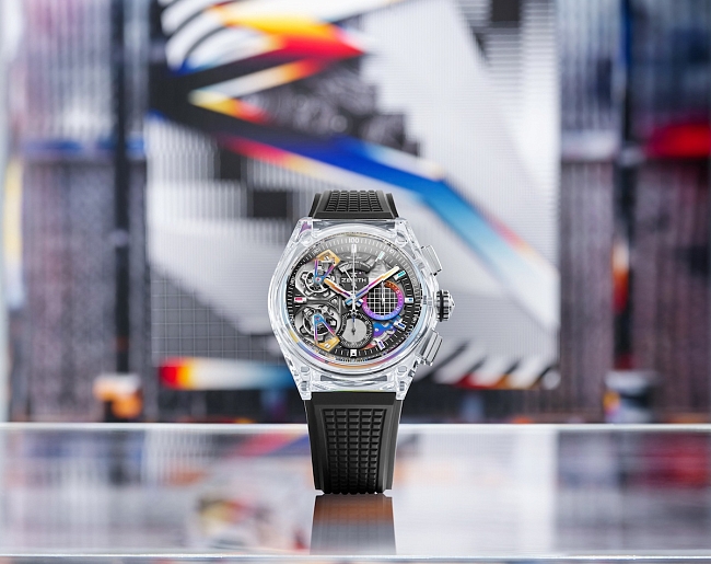 Zenith Defy 21 Double Tourbillon Sapphire Felipe Pantone Only Watch 2021 фото № 1