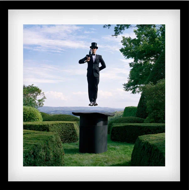 Rodney Smith, Reed Floating above Giant Top Hat with Umbrella, New York, 2014 фото № 2