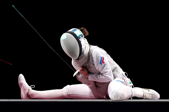 Российская фехтовальщица Марта Мартьянова на Олимпиаде-2020 (2021) в Токио фото № 1