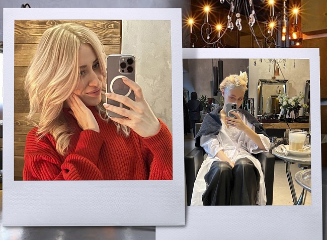 Анастасия Комусова протестировала стрижку и окрашивание волос в итальянском салоне красоты Domenico Castello фото № 8