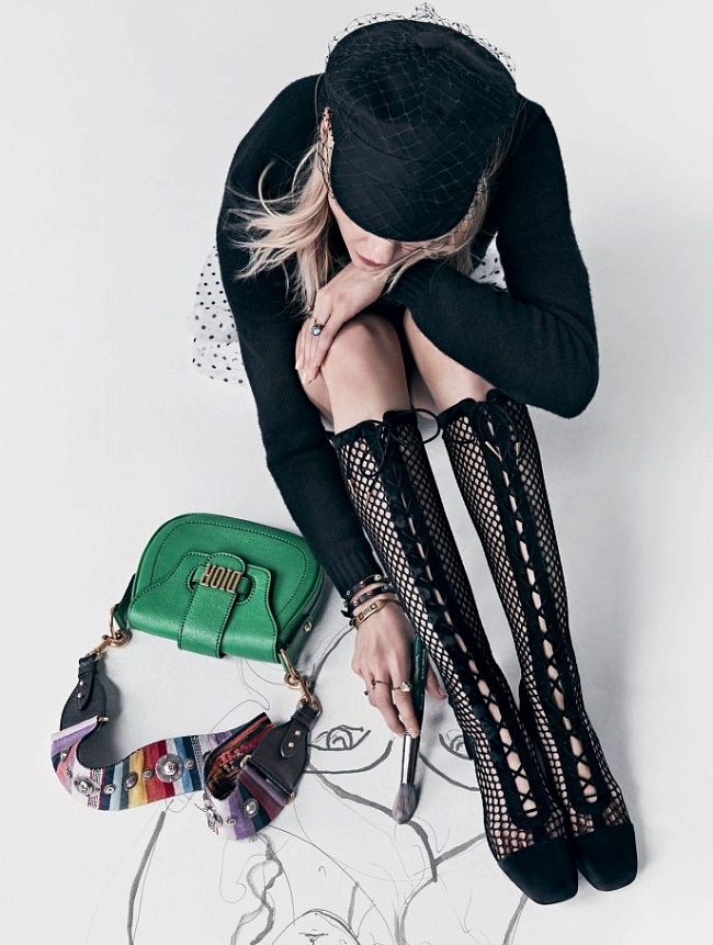 Саша Пивоварова в кампании Dior весна-лето 2018 фото № 17
